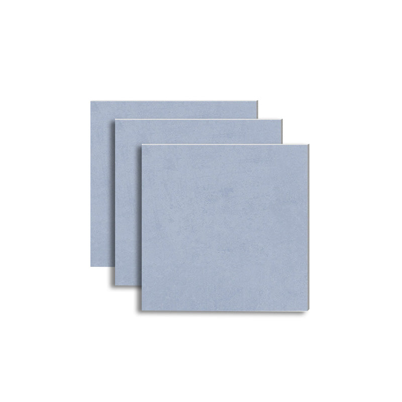 Modern Glazed Porcelain Tile Stone Pattern Singular Tile for Floor Blue 31"L x 31"W x 0.4"H Clearhalo 'Floor Tiles & Wall Tiles' 'floor_tiles_wall_tiles' 'Flooring 'Home Improvement' 'home_improvement' 'home_improvement_floor_tiles_wall_tiles' Walls and Ceiling' 6316273