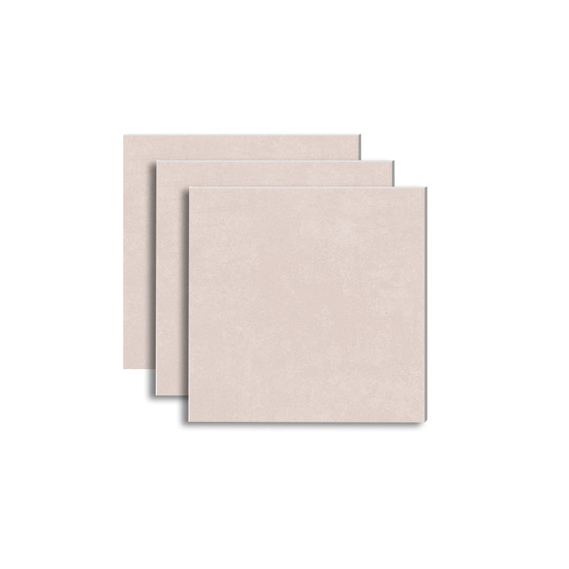 Modern Glazed Porcelain Tile Stone Pattern Singular Tile for Floor Pink 31"L x 31"W x 0.4"H Clearhalo 'Floor Tiles & Wall Tiles' 'floor_tiles_wall_tiles' 'Flooring 'Home Improvement' 'home_improvement' 'home_improvement_floor_tiles_wall_tiles' Walls and Ceiling' 6316275