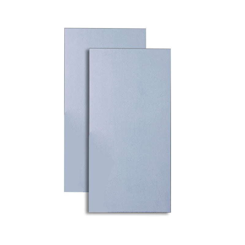 Retangular Ceramic 23.62"x47.24" Tile No Pattern Singular Tile for Floor (2-Pack) Ocean Blue Clearhalo 'Floor Tiles & Wall Tiles' 'floor_tiles_wall_tiles' 'Flooring 'Home Improvement' 'home_improvement' 'home_improvement_floor_tiles_wall_tiles' Walls and Ceiling' 6316312