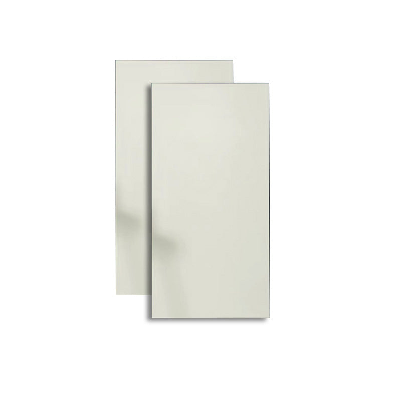 Retangular Ceramic 23.62"x47.24" Tile No Pattern Singular Tile for Floor (2-Pack) White Clearhalo 'Floor Tiles & Wall Tiles' 'floor_tiles_wall_tiles' 'Flooring 'Home Improvement' 'home_improvement' 'home_improvement_floor_tiles_wall_tiles' Walls and Ceiling' 6316314