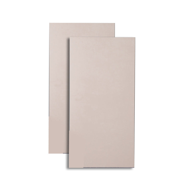 Retangular Ceramic 23.62"x47.24" Tile No Pattern Singular Tile for Floor (2-Pack) Light Pink Clearhalo 'Floor Tiles & Wall Tiles' 'floor_tiles_wall_tiles' 'Flooring 'Home Improvement' 'home_improvement' 'home_improvement_floor_tiles_wall_tiles' Walls and Ceiling' 6316316