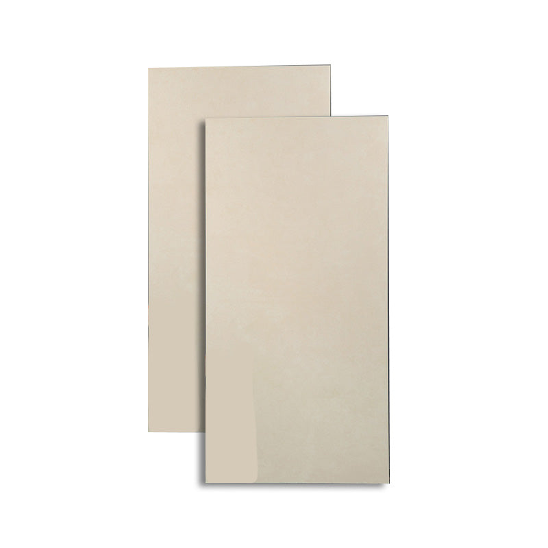 Retangular Ceramic 23.62"x47.24" Tile No Pattern Singular Tile for Floor (2-Pack) Yellow Clearhalo 'Floor Tiles & Wall Tiles' 'floor_tiles_wall_tiles' 'Flooring 'Home Improvement' 'home_improvement' 'home_improvement_floor_tiles_wall_tiles' Walls and Ceiling' 6316326