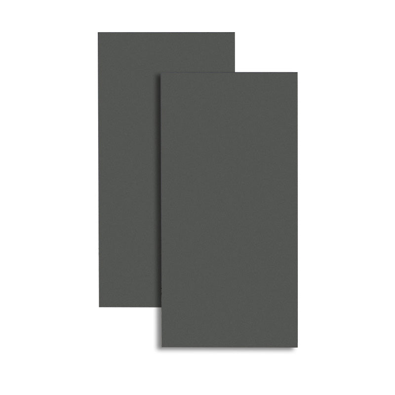 Retangular Porcelain Singular Tile Matte Singular Tile for Floor (2-Pack) Black Clearhalo 'Floor Tiles & Wall Tiles' 'floor_tiles_wall_tiles' 'Flooring 'Home Improvement' 'home_improvement' 'home_improvement_floor_tiles_wall_tiles' Walls and Ceiling' 6316340