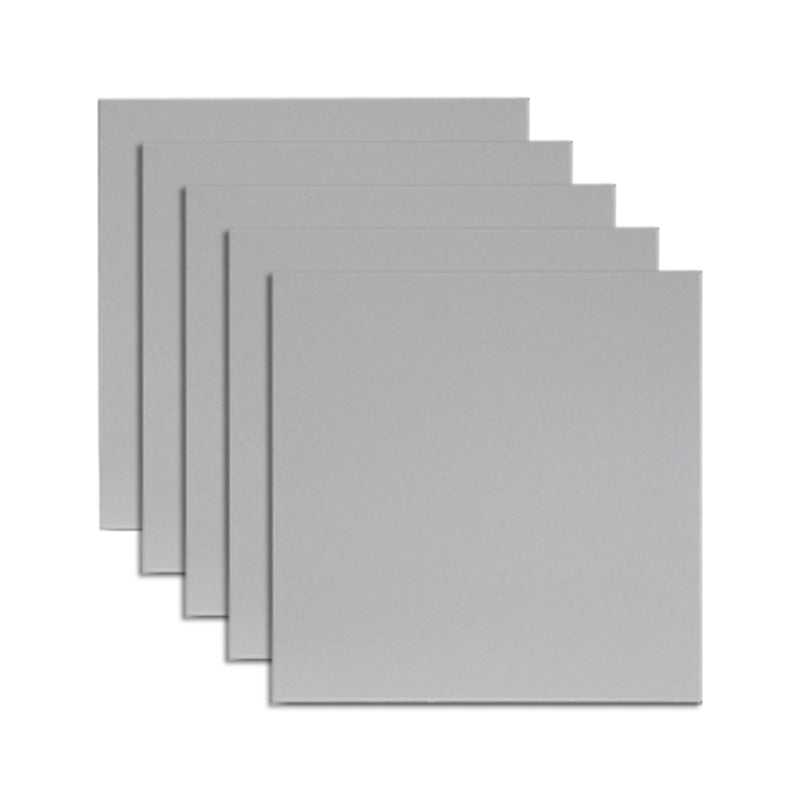 7.87"x7.87"/7.87"x11.81" Porcelain Tile No Pattern Singular Tile for Floor and Wal Light Gray Square Clearhalo 'Floor Tiles & Wall Tiles' 'floor_tiles_wall_tiles' 'Flooring 'Home Improvement' 'home_improvement' 'home_improvement_floor_tiles_wall_tiles' Walls and Ceiling' 6316702