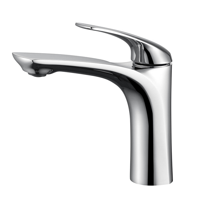 Modern Style Centerset Faucet Lever Handles Faucet for Bathroom Chrome Clearhalo 'Bathroom Remodel & Bathroom Fixtures' 'Bathroom Sink Faucets' 'Bathroom Sinks & Faucet Components' 'bathroom_sink_faucets' 'Home Improvement' 'home_improvement' 'home_improvement_bathroom_sink_faucets' 6333154