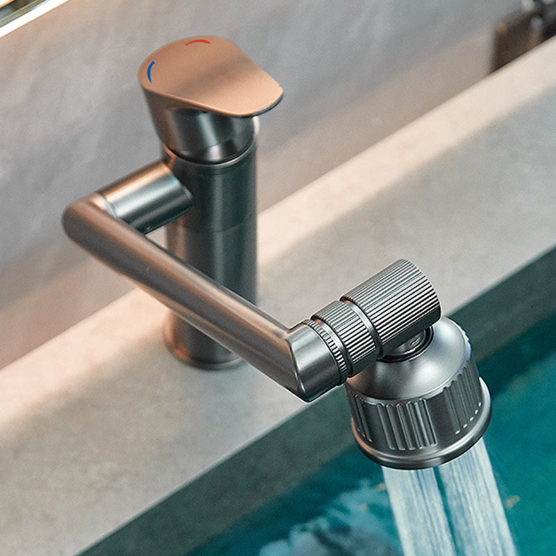 Gorgeous Metal Sink Faucet Plain Brass Centerset Lavatory Faucet Clearhalo 'Bathroom Remodel & Bathroom Fixtures' 'Bathroom Sink Faucets' 'Bathroom Sinks & Faucet Components' 'bathroom_sink_faucets' 'Home Improvement' 'home_improvement' 'home_improvement_bathroom_sink_faucets' 6333247