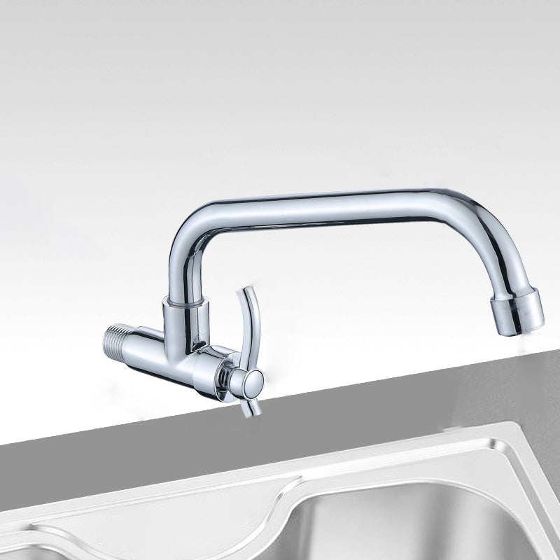 Modern Pull Down One Handle Wall-mounted Pot Filler Low Profile Bar Faucet 4.9" Clearhalo 'Home Improvement' 'home_improvement' 'home_improvement_kitchen_faucets' 'Kitchen Faucets' 'Kitchen Remodel & Kitchen Fixtures' 'Kitchen Sinks & Faucet Components' 'kitchen_faucets' 6353090