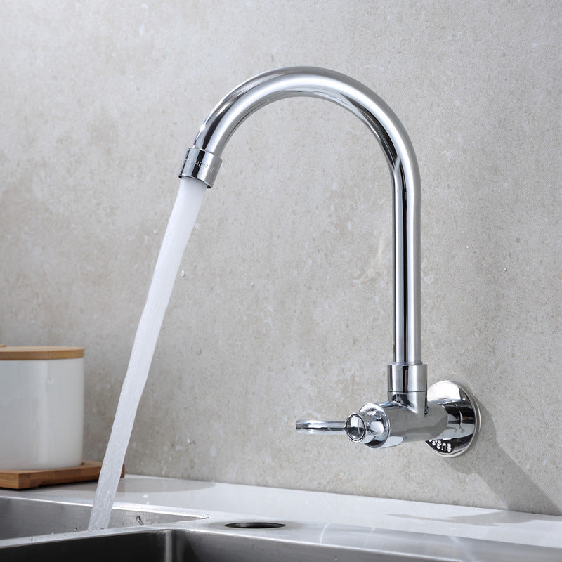 Modern Pull Down One Handle Wall-mounted Pot Filler Low Profile Bar Faucet Clearhalo 'Home Improvement' 'home_improvement' 'home_improvement_kitchen_faucets' 'Kitchen Faucets' 'Kitchen Remodel & Kitchen Fixtures' 'Kitchen Sinks & Faucet Components' 'kitchen_faucets' 6353091