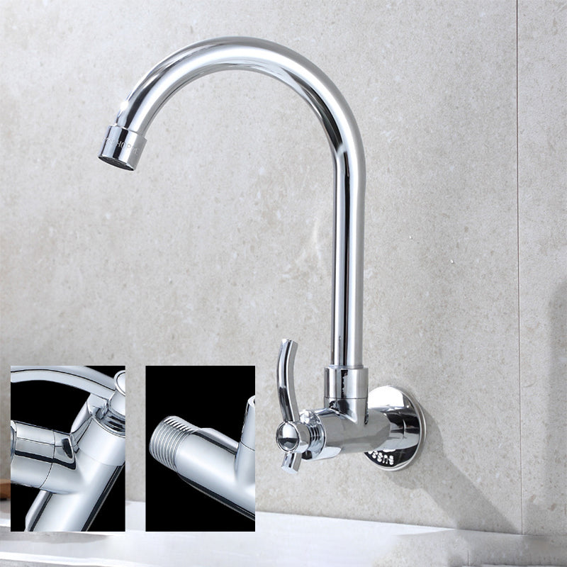 Modern Pull Down One Handle Wall-mounted Pot Filler Low Profile Bar Faucet Clearhalo 'Home Improvement' 'home_improvement' 'home_improvement_kitchen_faucets' 'Kitchen Faucets' 'Kitchen Remodel & Kitchen Fixtures' 'Kitchen Sinks & Faucet Components' 'kitchen_faucets' 6353101