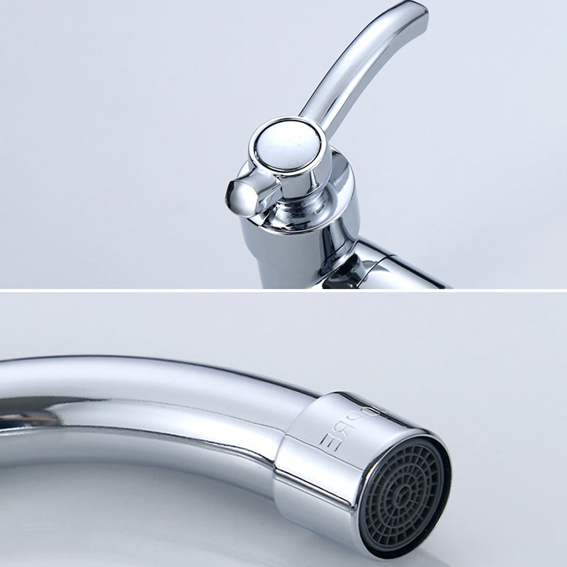 Modern Pull Down One Handle Wall-mounted Pot Filler Low Profile Bar Faucet Clearhalo 'Home Improvement' 'home_improvement' 'home_improvement_kitchen_faucets' 'Kitchen Faucets' 'Kitchen Remodel & Kitchen Fixtures' 'Kitchen Sinks & Faucet Components' 'kitchen_faucets' 6353103