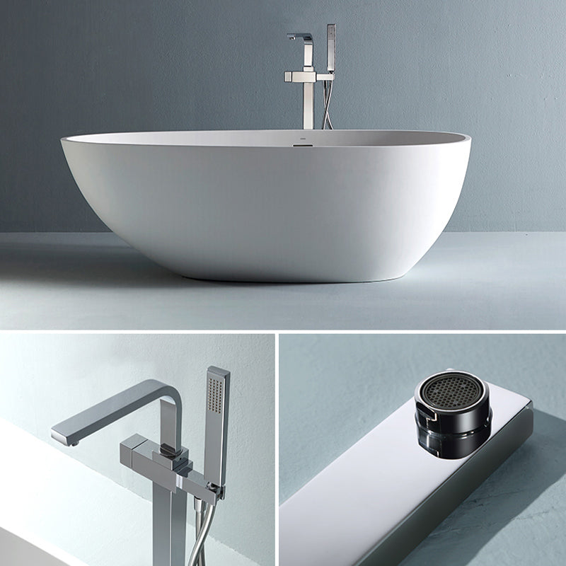 Modern Freestanding Tub Filler Trim Copper Freestanding Tub Fillers Clearhalo 'Bathroom Remodel & Bathroom Fixtures' 'Bathtub Faucets' 'bathtub_faucets' 'Home Improvement' 'home_improvement' 'home_improvement_bathtub_faucets' 6353430