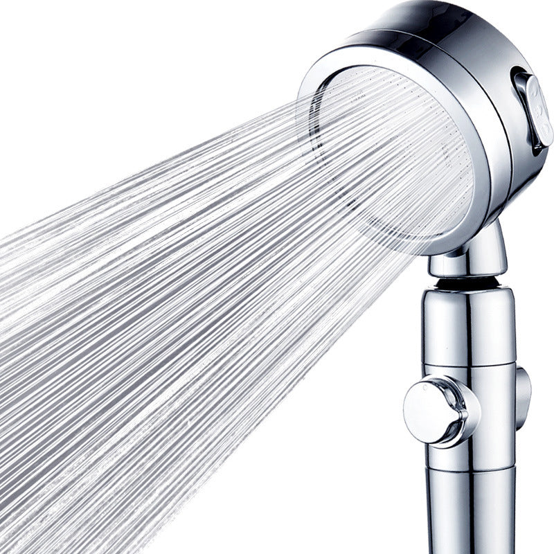 Contemporary Style Shower Head Metal Bathroom Handheld Shower Head Silver Clearhalo 'Bathroom Remodel & Bathroom Fixtures' 'Home Improvement' 'home_improvement' 'home_improvement_shower_heads' 'Shower Heads' 'shower_heads' 'Showers & Bathtubs Plumbing' 'Showers & Bathtubs' 6353694