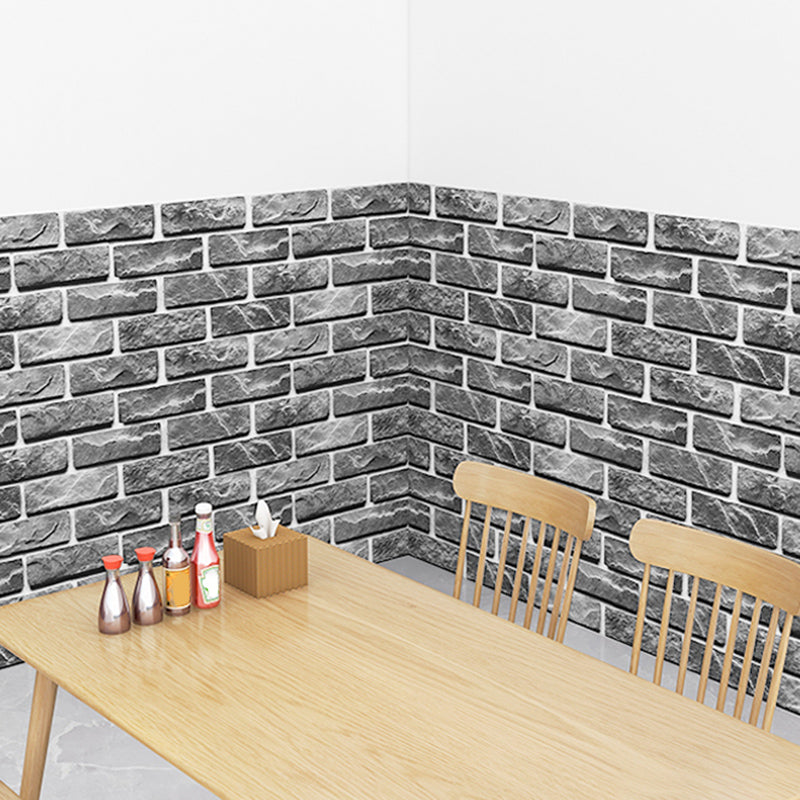 Industrial 3D Wainscoting 11.81"W X 23.62"H Peel and Stick Wainscoting Clearhalo 'Flooring 'Home Improvement' 'home_improvement' 'home_improvement_wall_paneling' 'Wall Paneling' 'wall_paneling' 'Walls & Ceilings' Walls and Ceiling' 6355075