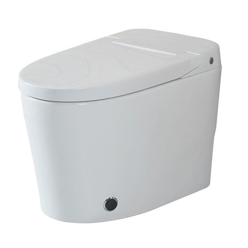 Siphon Jet Elongated Toilet Bowl Modern Flush Toilet With Seat for Bathroom Clearhalo 'Bathroom Remodel & Bathroom Fixtures' 'Home Improvement' 'home_improvement' 'home_improvement_toilets' 'Toilets & Bidets' 'Toilets' 6356024