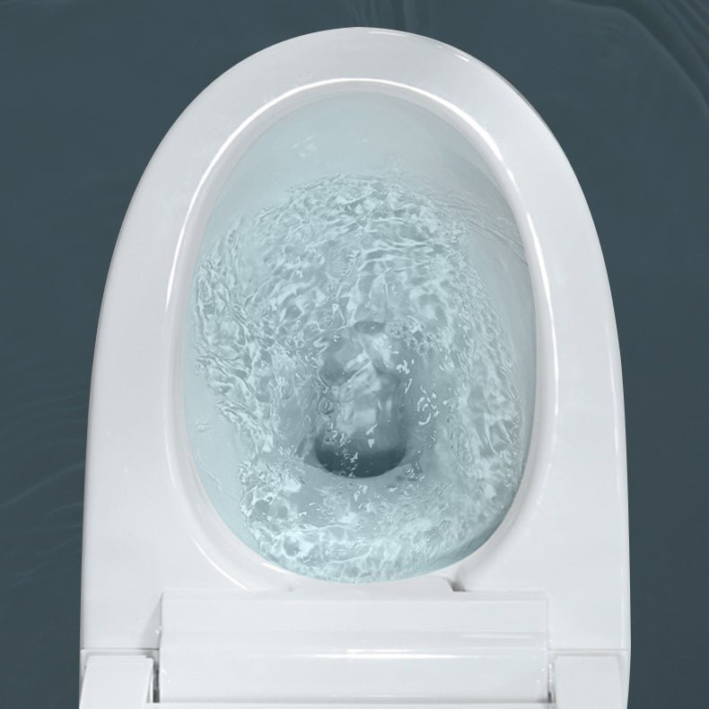 Siphon Jet Elongated Toilet Bowl Modern Flush Toilet With Seat for Bathroom Clearhalo 'Bathroom Remodel & Bathroom Fixtures' 'Home Improvement' 'home_improvement' 'home_improvement_toilets' 'Toilets & Bidets' 'Toilets' 6356031