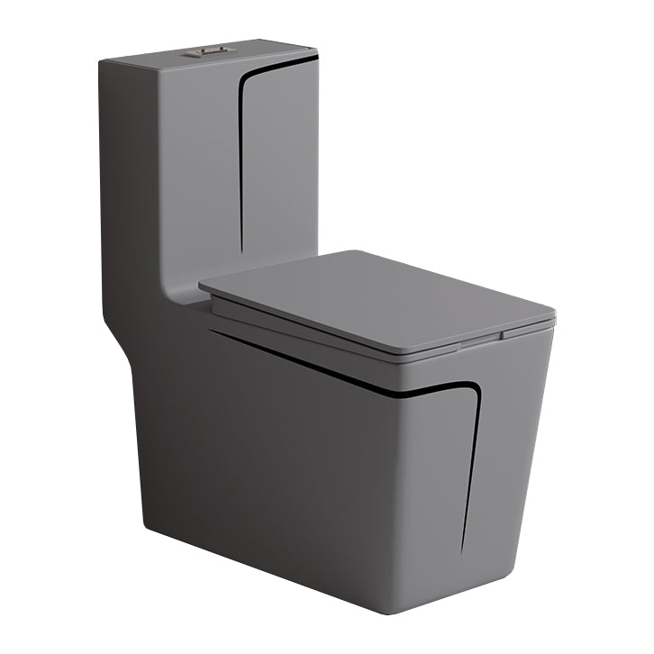 Traditional Floor Mount Toilet Bowl One-Piece Toilet with Slow Close Seat Clearhalo 'Bathroom Remodel & Bathroom Fixtures' 'Home Improvement' 'home_improvement' 'home_improvement_toilets' 'Toilets & Bidets' 'Toilets' 6356092