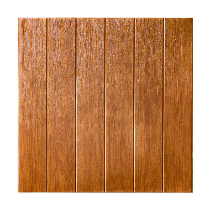 3D Wall Plate Modern Style Simple Home Living Room Wall Panels (1-pack) Brown Clearhalo 'Flooring 'Home Improvement' 'home_improvement' 'home_improvement_wall_paneling' 'Wall Paneling' 'wall_paneling' 'Walls & Ceilings' Walls and Ceiling' 6365403