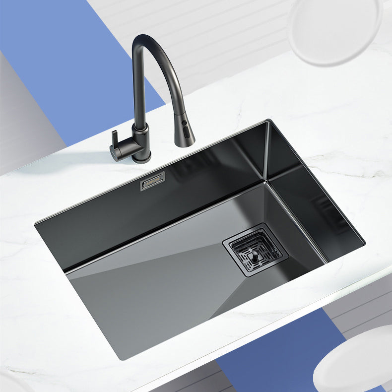 Modern Prep Station Sink Stainless Steel with Drain Assembly Undermount Kitchen Sink Only Clearhalo 'Home Improvement' 'home_improvement' 'home_improvement_kitchen_sinks' 'Kitchen Remodel & Kitchen Fixtures' 'Kitchen Sinks & Faucet Components' 'Kitchen Sinks' 'kitchen_sinks' 6365782