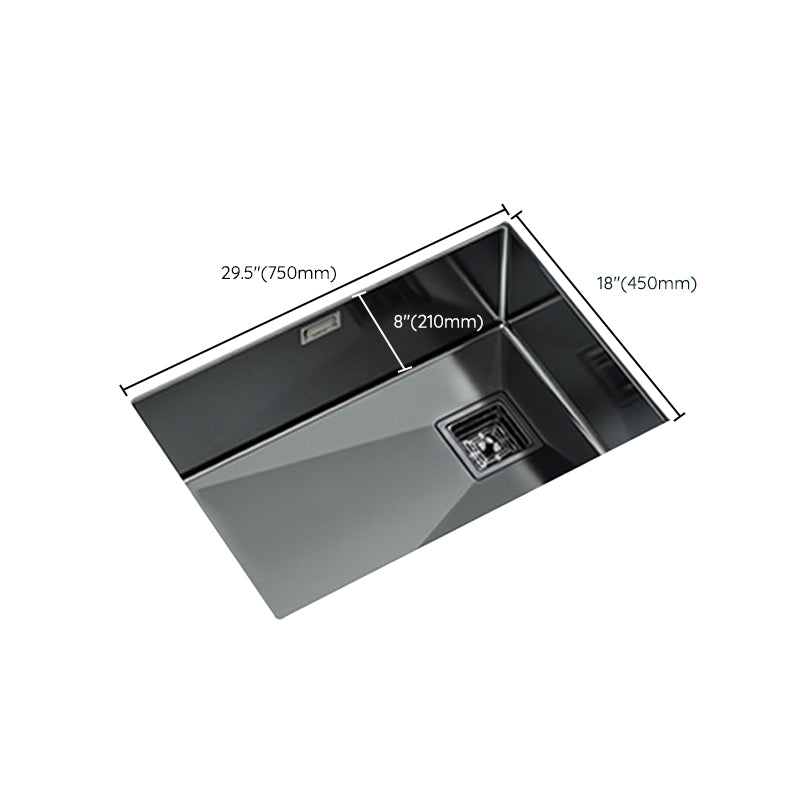 Modern Prep Station Sink Stainless Steel with Drain Assembly Undermount Kitchen Sink Only Clearhalo 'Home Improvement' 'home_improvement' 'home_improvement_kitchen_sinks' 'Kitchen Remodel & Kitchen Fixtures' 'Kitchen Sinks & Faucet Components' 'Kitchen Sinks' 'kitchen_sinks' 6365785