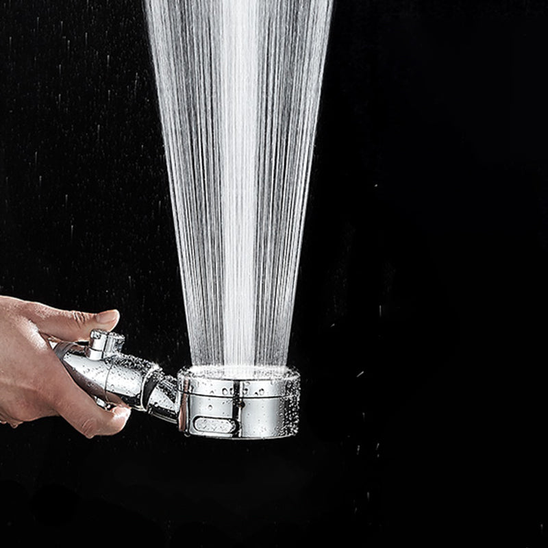 Modern Handheld Shower Head Sliver Round Standard Shower Heads Clearhalo 'Bathroom Remodel & Bathroom Fixtures' 'Home Improvement' 'home_improvement' 'home_improvement_shower_heads' 'Shower Heads' 'shower_heads' 'Showers & Bathtubs Plumbing' 'Showers & Bathtubs' 6366125