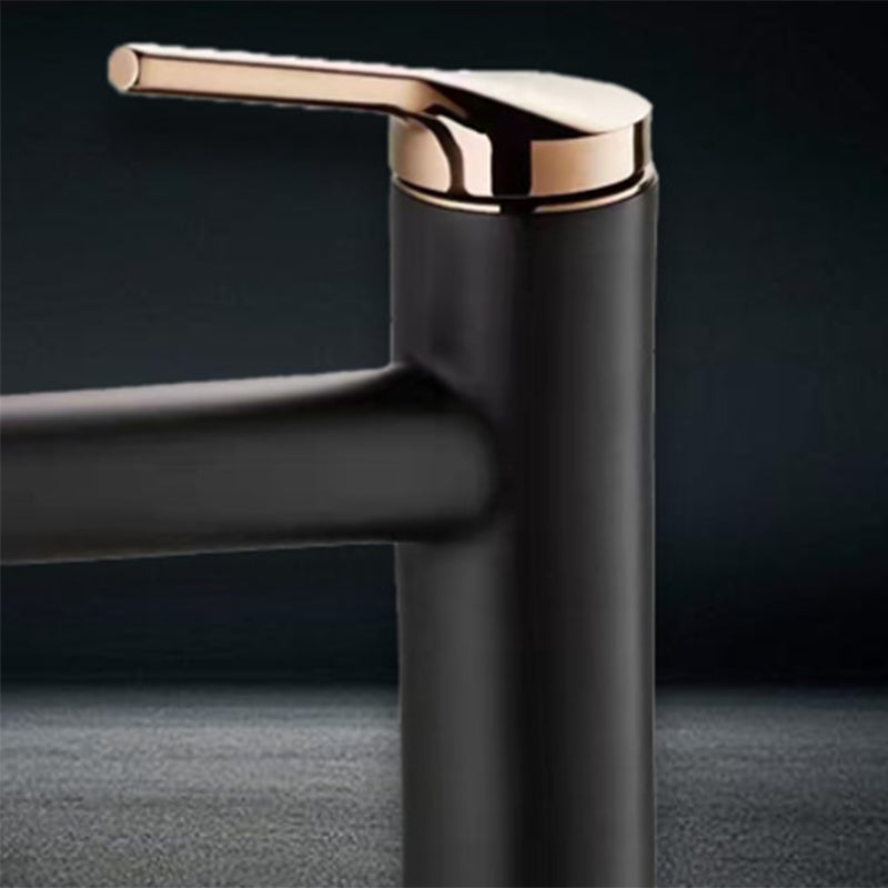 Contemporary Style Faucets Vessel Sink Bathroom Faucet with One Lever Handle Clearhalo 'Bathroom Remodel & Bathroom Fixtures' 'Bathroom Sink Faucets' 'Bathroom Sinks & Faucet Components' 'bathroom_sink_faucets' 'Home Improvement' 'home_improvement' 'home_improvement_bathroom_sink_faucets' 6380826