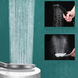 Modern Handheld Shower Head Round Standard Round Shower Heads Clearhalo 'Bathroom Remodel & Bathroom Fixtures' 'Home Improvement' 'home_improvement' 'home_improvement_shower_heads' 'Shower Heads' 'shower_heads' 'Showers & Bathtubs Plumbing' 'Showers & Bathtubs' 6382915