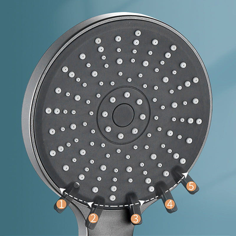 Modern Handheld Shower Head Round Standard Round Shower Heads Clearhalo 'Bathroom Remodel & Bathroom Fixtures' 'Home Improvement' 'home_improvement' 'home_improvement_shower_heads' 'Shower Heads' 'shower_heads' 'Showers & Bathtubs Plumbing' 'Showers & Bathtubs' 6382923