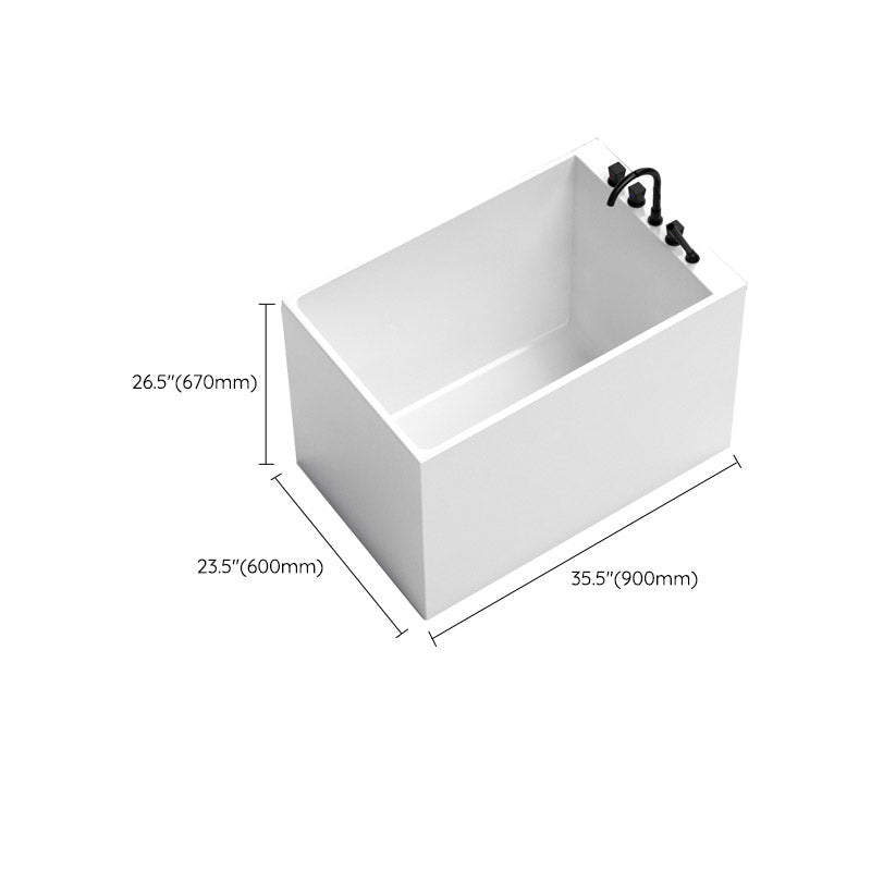 Modern Corner White Acrylic Bathtub Rectangle with Drain Bath Tub Clearhalo 'Bathroom Remodel & Bathroom Fixtures' 'Bathtubs' 'Home Improvement' 'home_improvement' 'home_improvement_bathtubs' 'Showers & Bathtubs' 6387572