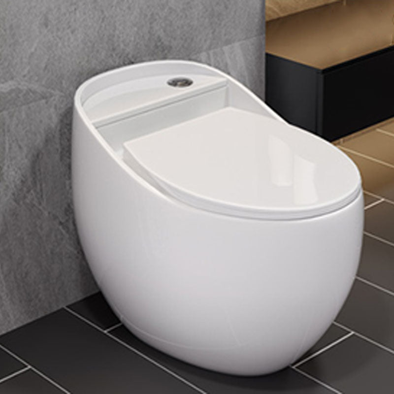 Concealed Tank Flush Toilet Modern Floor Mount One-Piece Toilet with Slow Close Seat Clearhalo 'Bathroom Remodel & Bathroom Fixtures' 'Home Improvement' 'home_improvement' 'home_improvement_toilets' 'Toilets & Bidets' 'Toilets' 6387628
