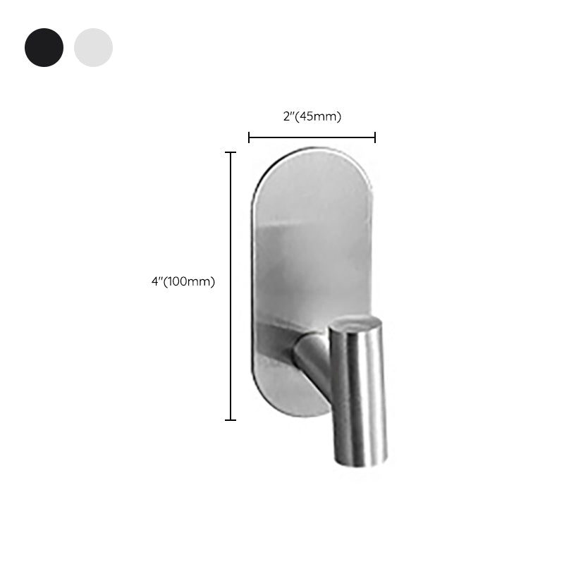 Metal Bathroom Hardware Modern Bathroom Accessory as Individual or as a Set Clearhalo 'Bathroom Hardware Sets' 'Bathroom Hardware' 'Bathroom Remodel & Bathroom Fixtures' 'bathroom_hardware_sets' 'Home Improvement' 'home_improvement' 'home_improvement_bathroom_hardware_sets' 6394330