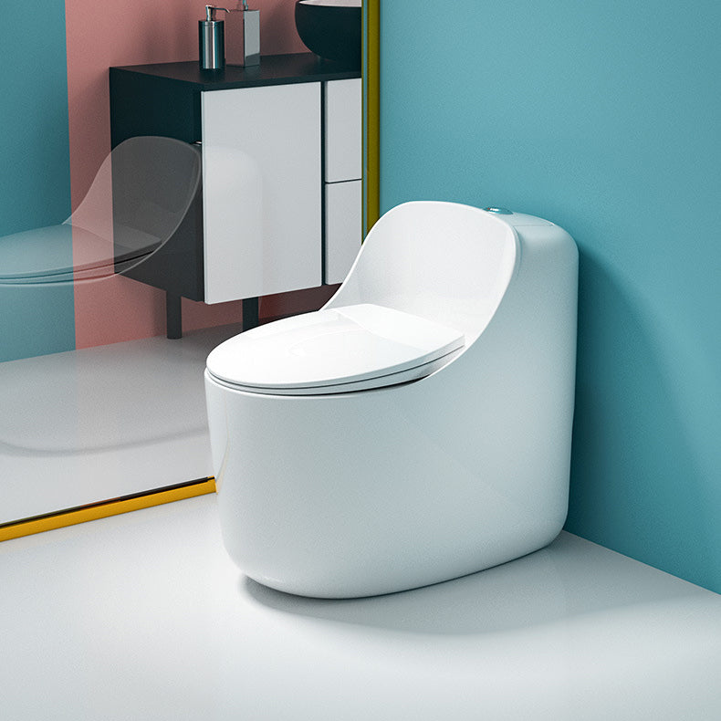 Modern White Siphon Jet Urine Toilet Wall Hung Toilet Bowl with Toilet Seat 16"L x 28"W x 25"H 12" Clearhalo 'Bathroom Remodel & Bathroom Fixtures' 'Home Improvement' 'home_improvement' 'home_improvement_toilets' 'Toilets & Bidets' 'Toilets' 6398310