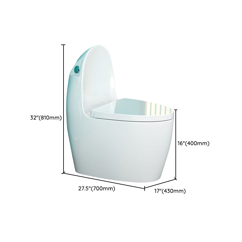 Modern White Siphon Jet Urine Toilet Wall Hung Toilet Bowl with Toilet Seat Clearhalo 'Bathroom Remodel & Bathroom Fixtures' 'Home Improvement' 'home_improvement' 'home_improvement_toilets' 'Toilets & Bidets' 'Toilets' 6398326