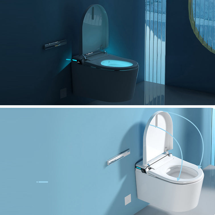 Modern Wall Mount Toilet All-In-One ABS Single Flush Toilet Bowl Clearhalo 'Bathroom Remodel & Bathroom Fixtures' 'Home Improvement' 'home_improvement' 'home_improvement_toilets' 'Toilets & Bidets' 'Toilets' 6398362