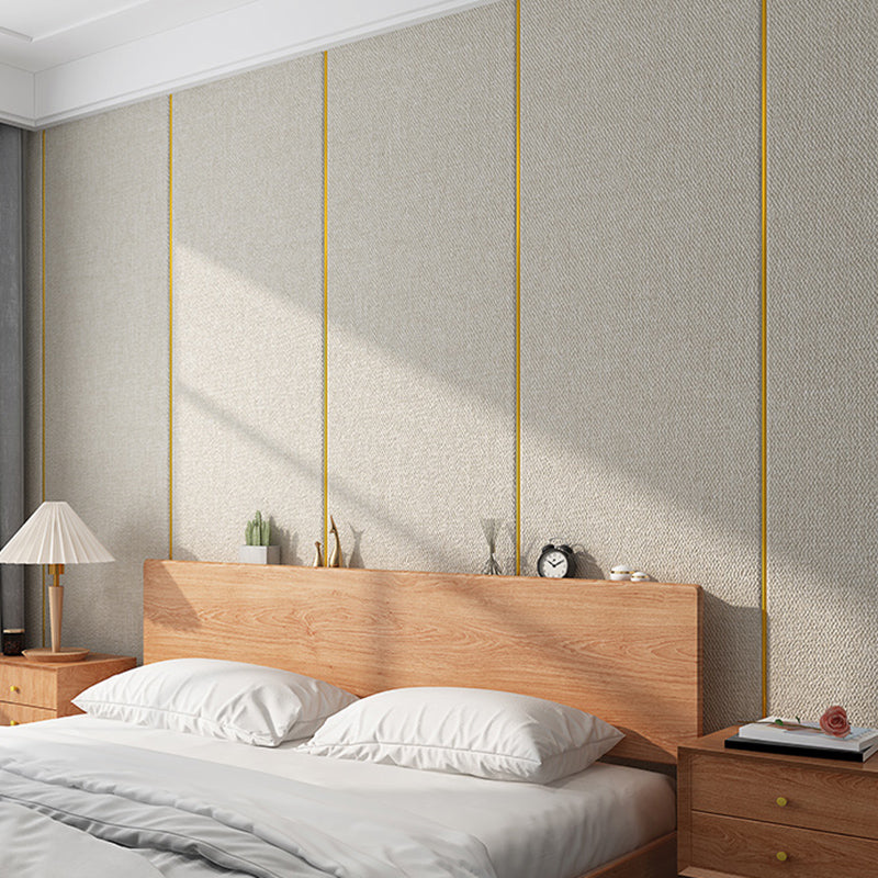 Modern Wall Panel Upholstered Glue down Soundproof Indoor Wall Ceiling White Clearhalo 'Flooring 'Home Improvement' 'home_improvement' 'home_improvement_wall_paneling' 'Wall Paneling' 'wall_paneling' 'Walls & Ceilings' Walls and Ceiling' 6398737