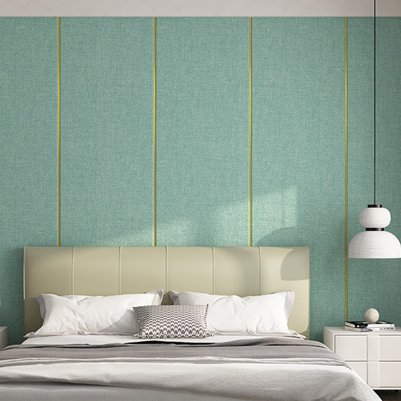 Modern Wall Panel Upholstered Glue down Soundproof Indoor Wall Ceiling Light Green Clearhalo 'Flooring 'Home Improvement' 'home_improvement' 'home_improvement_wall_paneling' 'Wall Paneling' 'wall_paneling' 'Walls & Ceilings' Walls and Ceiling' 6398743