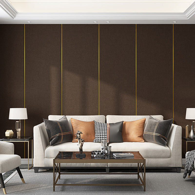 Modern Wall Panel Upholstered Glue down Soundproof Indoor Wall Ceiling Coffee Clearhalo 'Flooring 'Home Improvement' 'home_improvement' 'home_improvement_wall_paneling' 'Wall Paneling' 'wall_paneling' 'Walls & Ceilings' Walls and Ceiling' 6398749