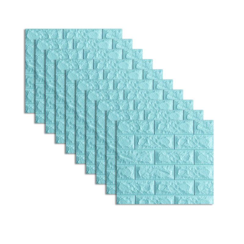 Modern Plain Wall Access Panel Peel and Stick 3D Embossed Wall Ceiling Light Blue Clearhalo 'Flooring 'Home Improvement' 'home_improvement' 'home_improvement_wall_paneling' 'Wall Paneling' 'wall_paneling' 'Walls & Ceilings' Walls and Ceiling' 6398918