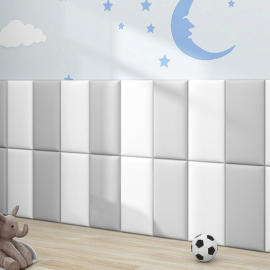 Upholstered Wall Panel Whole Colored PU Leather Waterproof Children's Room Wall Panel Clearhalo 'Flooring 'Home Improvement' 'home_improvement' 'home_improvement_wall_paneling' 'Wall Paneling' 'wall_paneling' 'Walls & Ceilings' Walls and Ceiling' 6398946