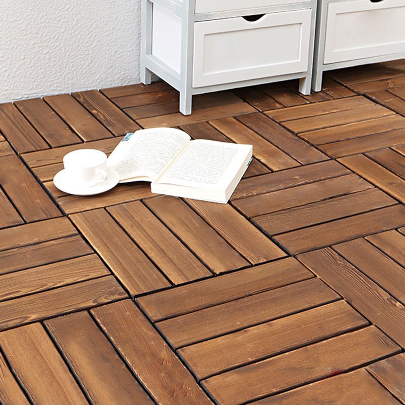 Pine Dark Laminate Flooring Mildew Resistant Laminate Plank Flooring Brown 10.7 sq ft. - 11 Pieces Clearhalo 'Flooring 'Home Improvement' 'home_improvement' 'home_improvement_laminate_flooring' 'Laminate Flooring' 'laminate_flooring' Walls and Ceiling' 6399072