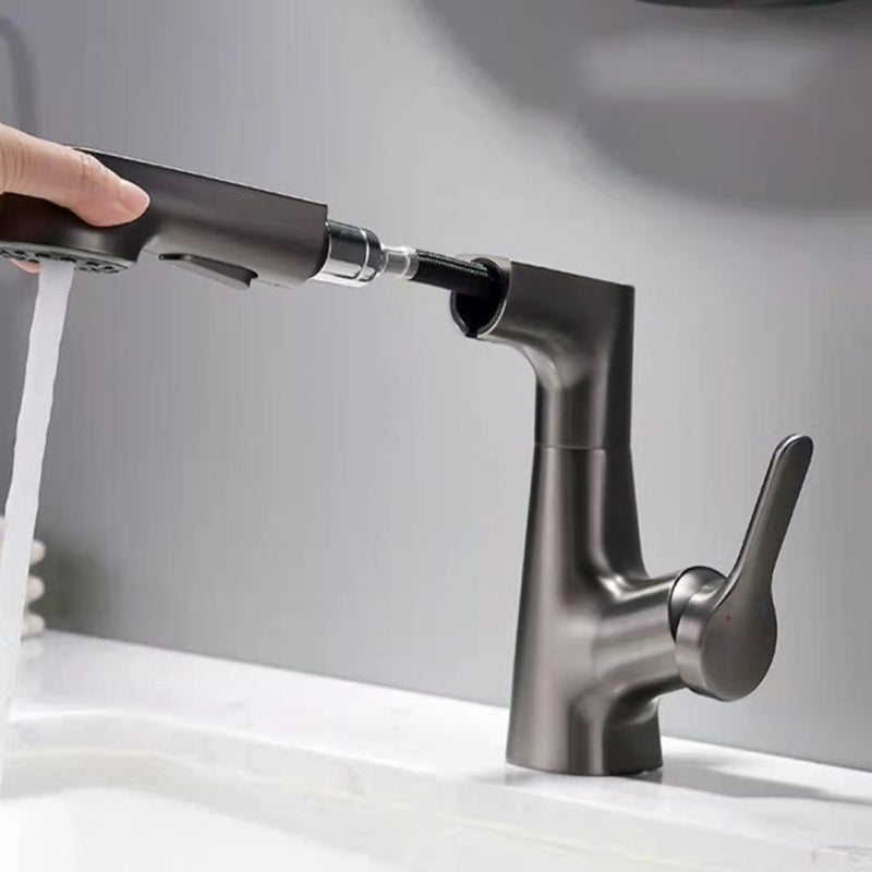 Vessel Sink Faucets Contemporary Single Handle Faucets for Bathroom Clearhalo 'bathroom_sink_faucets' 'Conjunta de Baño y Conjunta de Grifo' 'Coronamiento de Baño y Dispositivo de Baño' 'Grifo del lavabo del baño' 'Hogar' 'home_improvement' 'home_improvement_bathroom_sink_faucets' 'Mejoras para el hogar' 6399159