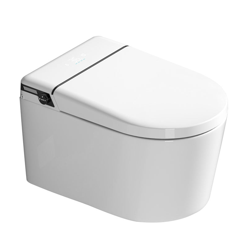 Modern One Piece Toilet Wall Mount Toilet Bowl with Seat for Washroom Clearhalo 'Bathroom Remodel & Bathroom Fixtures' 'Home Improvement' 'home_improvement' 'home_improvement_toilets' 'Toilets & Bidets' 'Toilets' 6402188