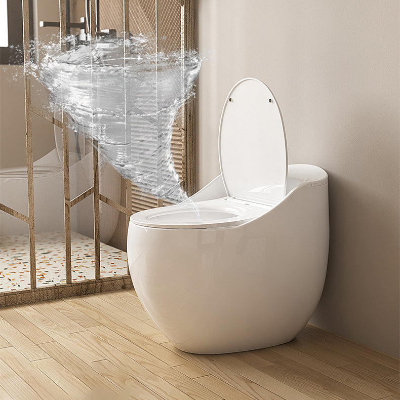 Modern Floor Mount Toilet Bowl One Piece Toilet with Seat for Bathroom Clearhalo 'Bathroom Remodel & Bathroom Fixtures' 'Home Improvement' 'home_improvement' 'home_improvement_toilets' 'Toilets & Bidets' 'Toilets' 6402231