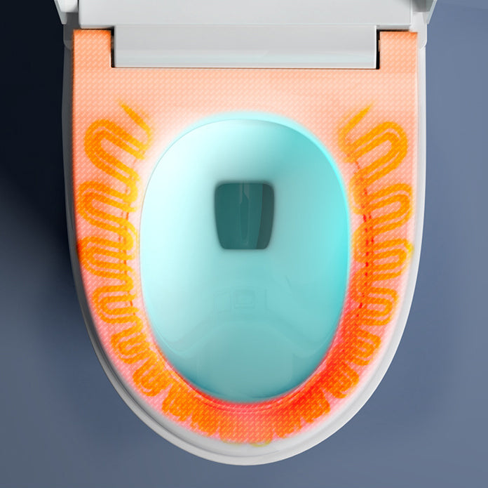 Modern One Piece Toilet Concealed Tank Toilet Bowl for Washroom Clearhalo 'Bathroom Remodel & Bathroom Fixtures' 'Home Improvement' 'home_improvement' 'home_improvement_toilets' 'Toilets & Bidets' 'Toilets' 6402245