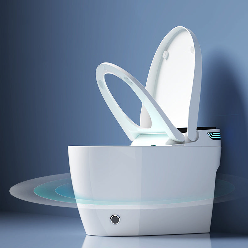 Modern One Piece Toilet Concealed Tank Toilet Bowl for Washroom Clearhalo 'Bathroom Remodel & Bathroom Fixtures' 'Home Improvement' 'home_improvement' 'home_improvement_toilets' 'Toilets & Bidets' 'Toilets' 6402248