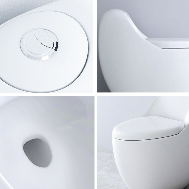 Modern Elong Toilet Bowl Floor Mount Toilet with Seat for Bathroom Clearhalo 'Bathroom Remodel & Bathroom Fixtures' 'Home Improvement' 'home_improvement' 'home_improvement_toilets' 'Toilets & Bidets' 'Toilets' 6402298