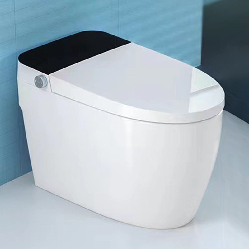 Contemporary One Piece Toilet Concealed Tank Toilet Bowl with Slow Close Seat for Washroom Dryer Not Included (Standard) Clearhalo 'Bathroom Remodel & Bathroom Fixtures' 'Home Improvement' 'home_improvement' 'home_improvement_toilets' 'Toilets & Bidets' 'Toilets' 6402336