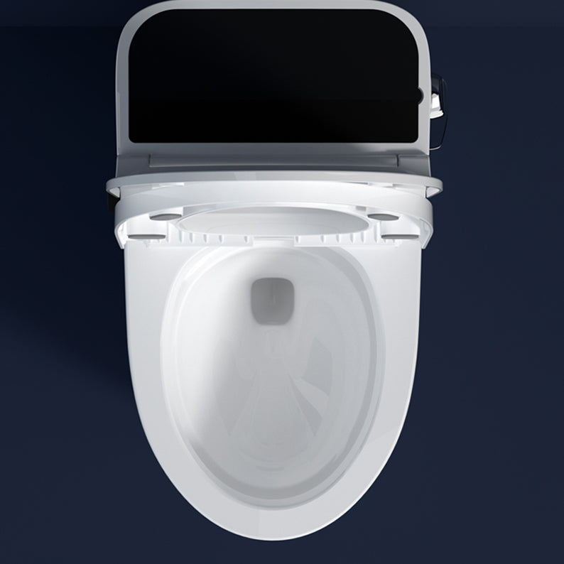 Modern Elong Toilet Bowl Siphon Jet Toilet with Seat for Bathroom Clearhalo 'Bathroom Remodel & Bathroom Fixtures' 'Home Improvement' 'home_improvement' 'home_improvement_toilets' 'Toilets & Bidets' 'Toilets' 6402367