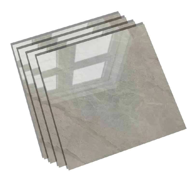 Square Glazed Floor Tile Straight Edge Polished Design Floor Tile Gray-White Clearhalo 'Floor Tiles & Wall Tiles' 'floor_tiles_wall_tiles' 'Flooring 'Home Improvement' 'home_improvement' 'home_improvement_floor_tiles_wall_tiles' Walls and Ceiling' 6416241