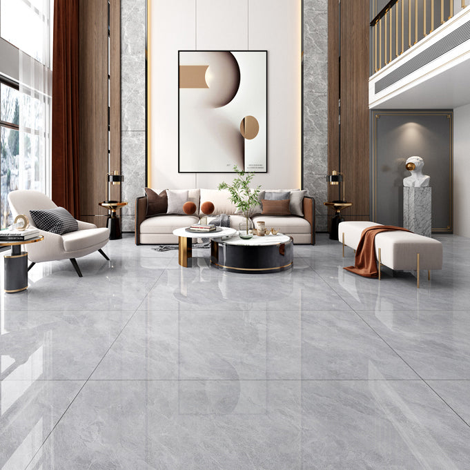 Mirrored Marble Floor and Wall Tile No Pattern Singular Tile Clearhalo 'Floor Tiles & Wall Tiles' 'floor_tiles_wall_tiles' 'Flooring 'Home Improvement' 'home_improvement' 'home_improvement_floor_tiles_wall_tiles' Walls and Ceiling' 6416253