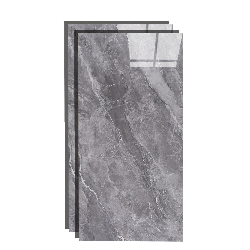 Mirrored Marble Floor and Wall Tile No Pattern Singular Tile Dark Gray Clearhalo 'Floor Tiles & Wall Tiles' 'floor_tiles_wall_tiles' 'Flooring 'Home Improvement' 'home_improvement' 'home_improvement_floor_tiles_wall_tiles' Walls and Ceiling' 6416257